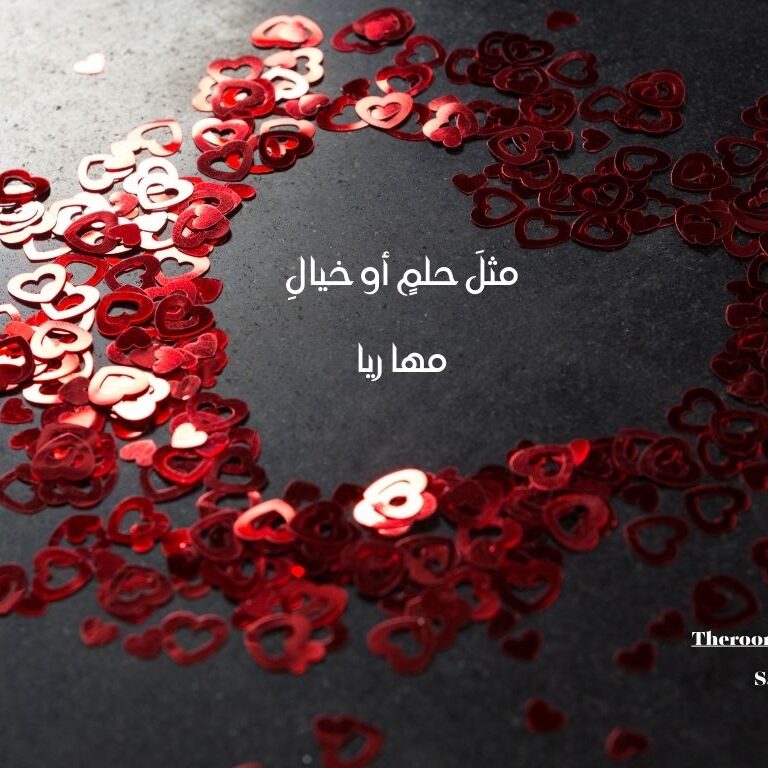 مثلَ حلمٍ أو خيالِ