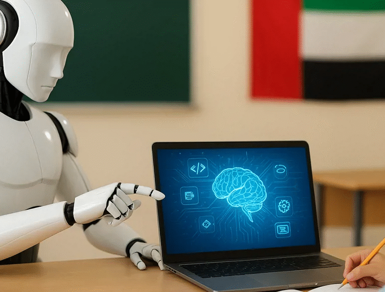 الإمارات تطلق مناهج ذكاء اصطناعي متقدمة، والسعودية تعزز قدرات الطلاب لمواكبة المستقبل الرقمي.