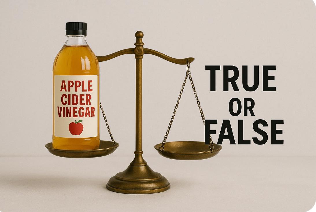مصداقية خل التفاح…في الميزان) ‏Apple Cider Vinegar (ACV)